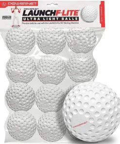 PowerNet Launch F-Lite Pitching Machine Baseballs: 1194-1