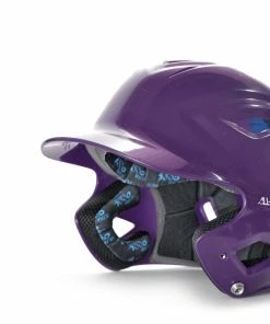 All-Star All Star Adult System 7 Fitted Solid Colour Batters Helmet - PURPLE - Extra Large