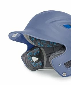 All-Star All Star Adult System 7 Fitted Solid Colour Batters Helmet - MATTE NAVY - Large
