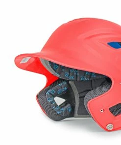 All-Star All Star Adult System 7 Fitted Solid Colour Batters Helmet - MATTE RED - Large