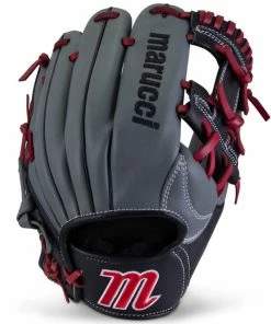 Marucci Caddo S Type 11.5" Baseball Glove: MFGCADD1150-GY/R