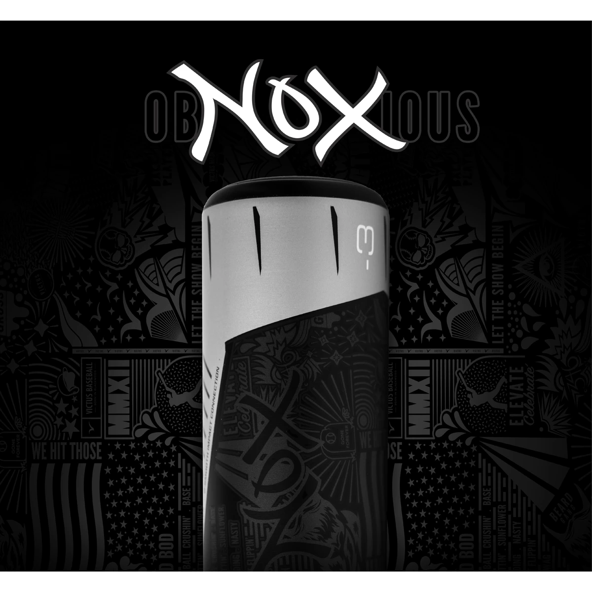 2021 Victus NOX -3 BBCOR Baseball Bat: VCBN USED - Image 11