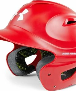 Under Armour Youth Batters Helmet (6 3/4 & Down) - Red
