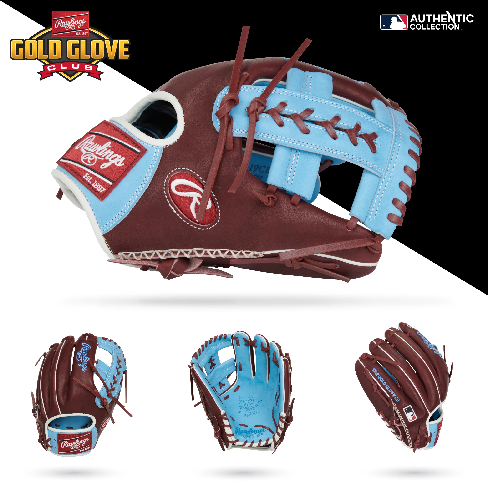 Rawlings Heart Of The Hide 11.75" Baseball Glove - RGGC March 2023: PRO205-19CBSH - Image 5