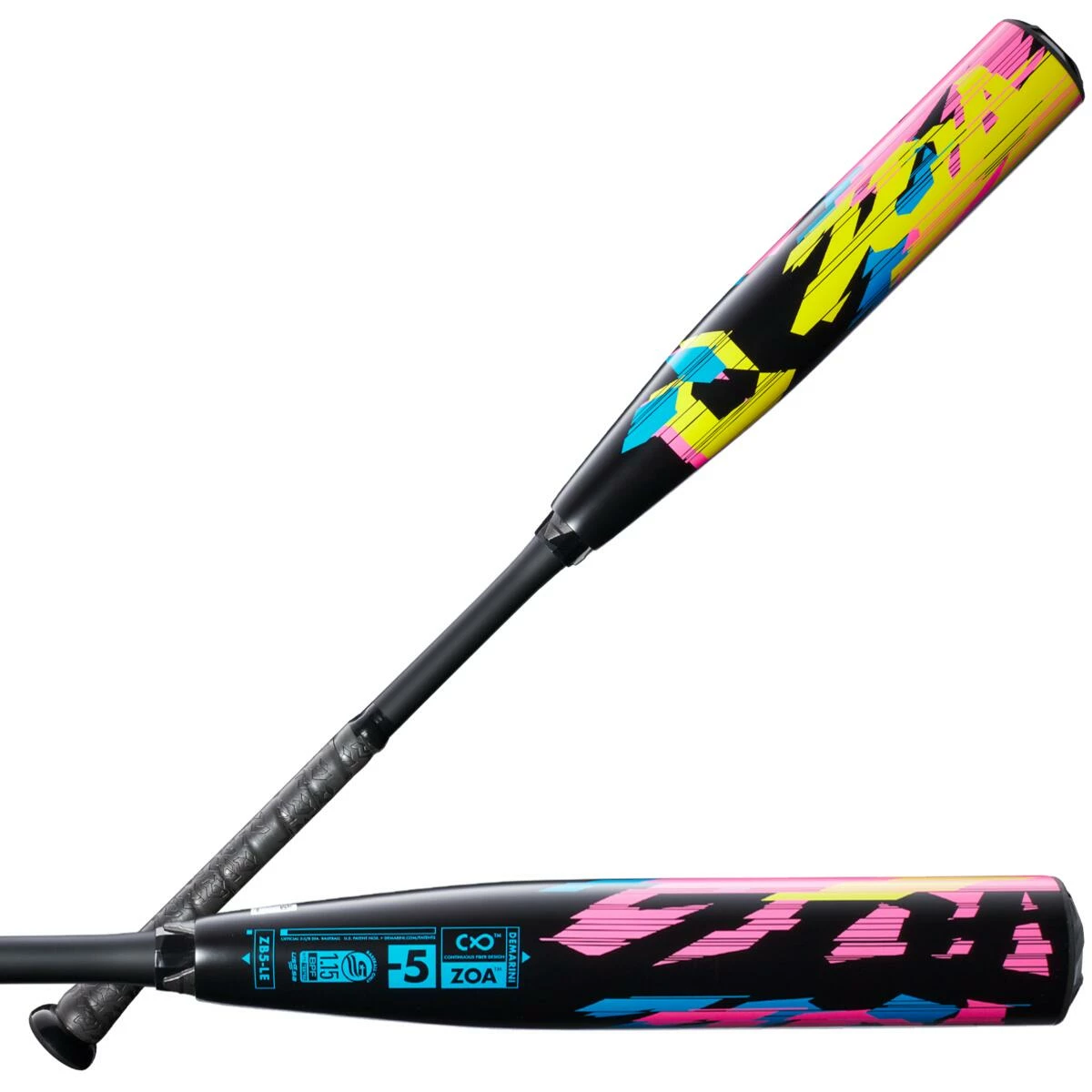 2023 DeMarini ZOA Glitch -5 (2 5/8") USSSA Baseball Bat: WBD2357010 - Image 6