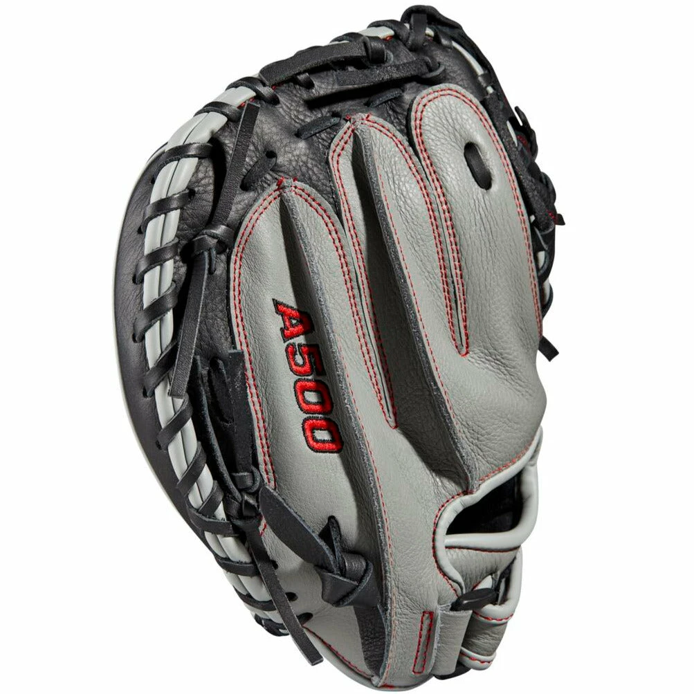 Wilson A500 32" Baseball Catcher's Mitt: WBW10090732 - Image 4