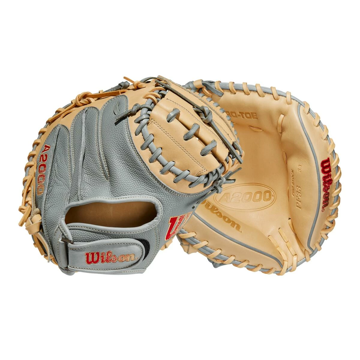 Wilson A2000 PF33SS 33" SuperSkin Baseball Catcher's Mitt: WBW10098433 - Image 8