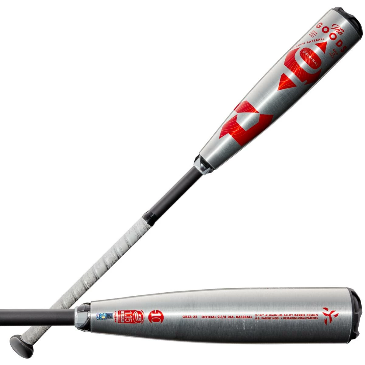 2022 DeMarini The Goods -10 (2 3/4") USSSA Baseball Bat: WTDXGBZ22 - Image 6