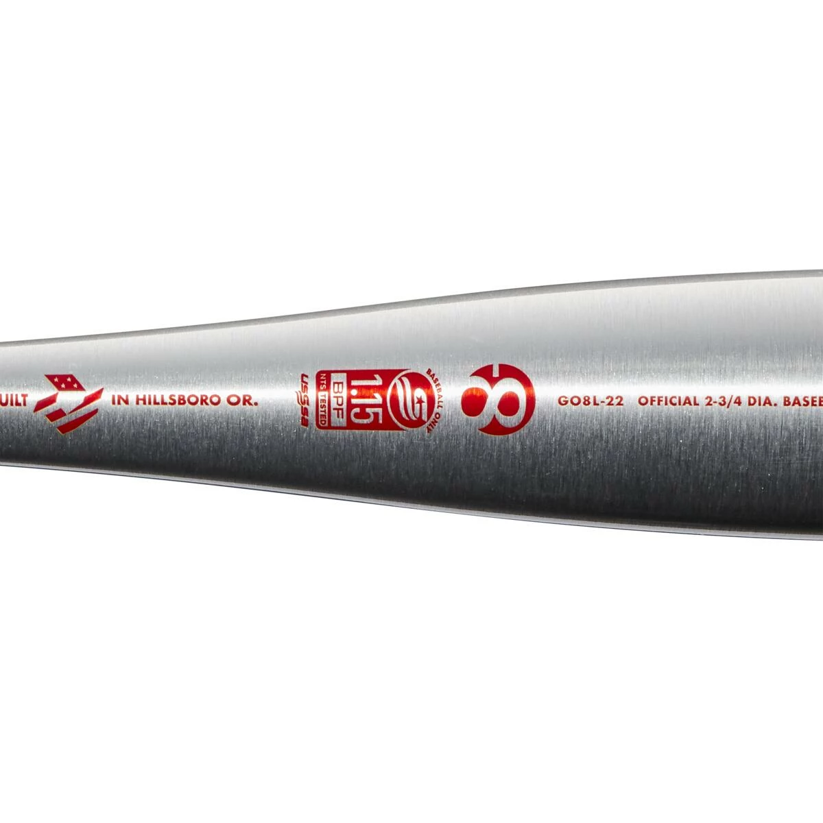 2022 DeMarini The Goods One -8 (2 3/4") USSSA Baseball Bat: WTDXGO822 - Image 5