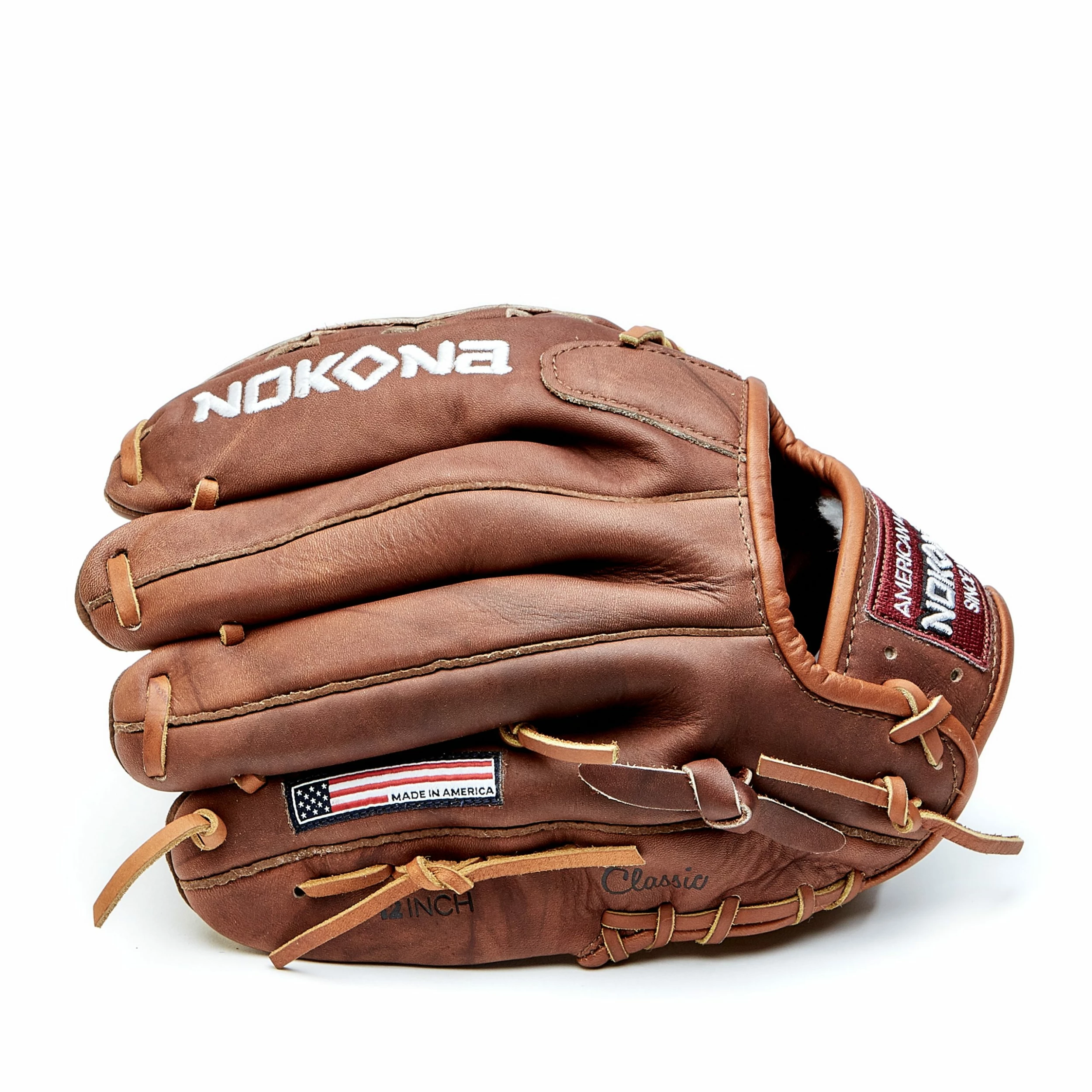 Nokona Walnut 12" Baseball Glove: W-1200 - Image 4