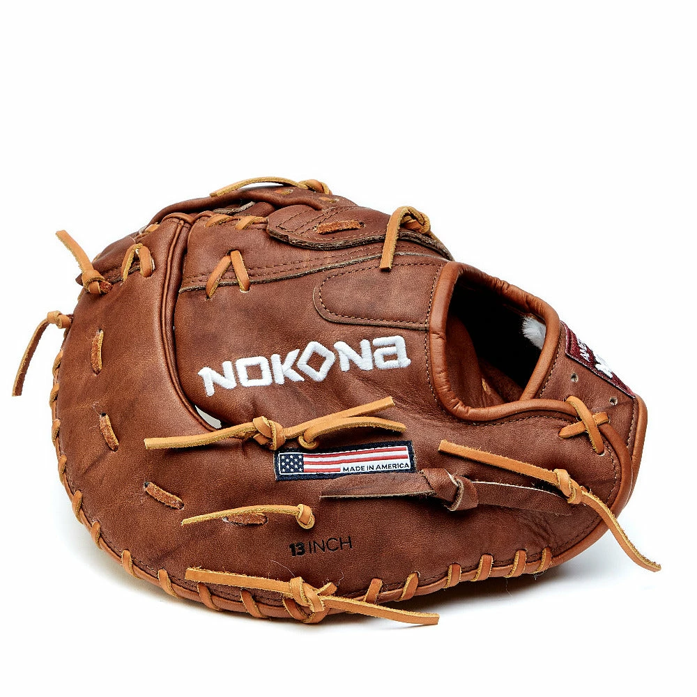 Nokona Walnut Classic 13" Baseball / Softball First Base Mitt: W-N70 - Image 4