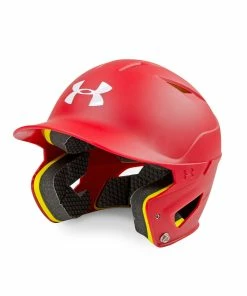 Under Armour Converge Adult MATTE Batters Helmet - Red